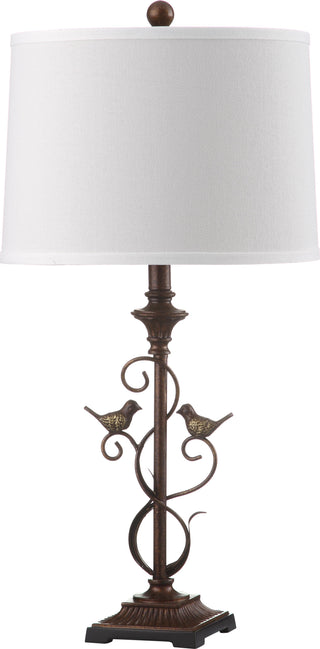 Safavieh Birdsong 28-Inch H Table Lamp Oil-Rubbed Bronze Mirror 