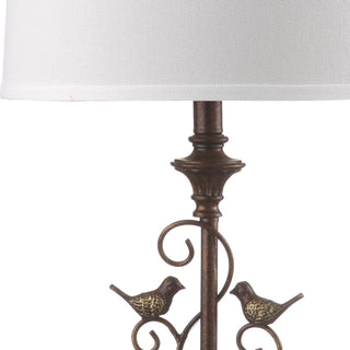 Safavieh Birdsong 28-Inch H Table Lamp Oil-Rubbed Bronze Mirror 