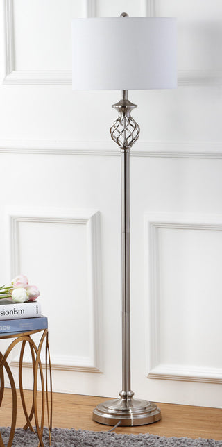 Safavieh Sophia 5975-Inch H Floor Lamp Nickel Mirror 