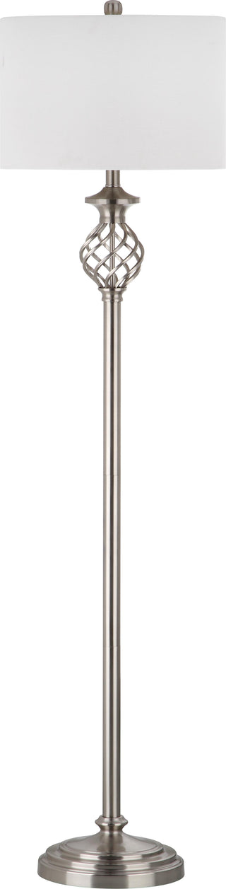 Safavieh Sophia 5975-Inch H Floor Lamp Nickel Mirror 