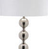 Safavieh Reflections 585-Inch H Stacked Ball Floor Lamp Nickel Mirror 