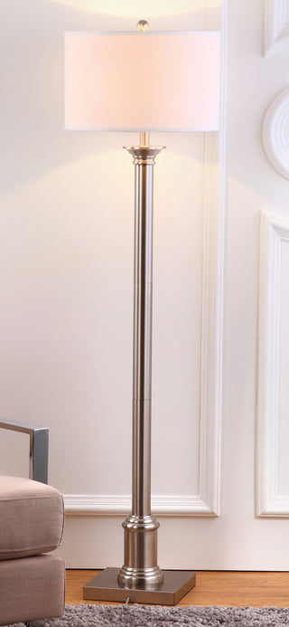 Safavieh Livia 60-Inch H Floor Lamp Nickel  Feature