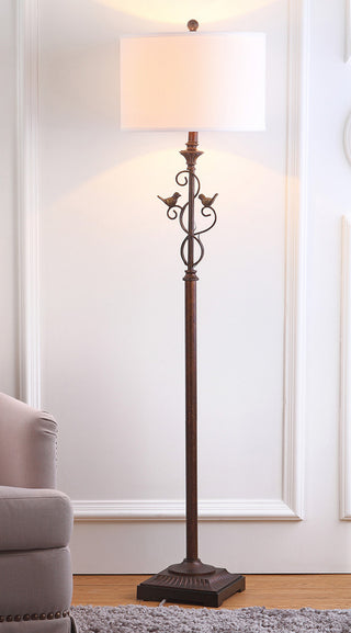 Safavieh Birdsong 61-Inch H Floor Lamp Oil-Rubbed Bronze  Feature