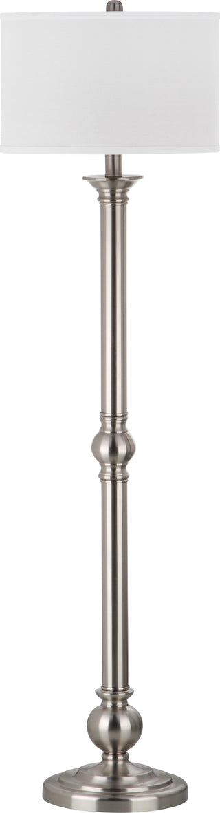 Safavieh Theo 60-Inch H Floor Lamp Nickel Mirror 