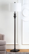 Safavieh Alphie 61-Inch H Floor Lamp Ebony Mirror 