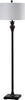 Safavieh Alphie 61-Inch H Floor Lamp Ebony Mirror 