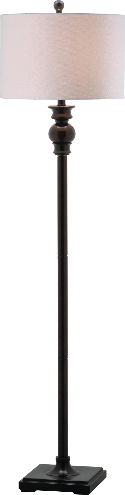 Safavieh Alphie 61-Inch H Floor Lamp Ebony Mirror main image