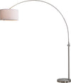 Safavieh Ascella 86-Inch H Arc Floor Lamp Nickel Mirror main image