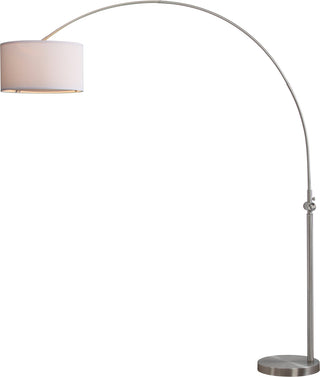 Safavieh Ascella 86-Inch H Arc Floor Lamp Nickel Mirror main image