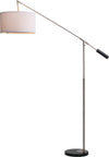 Safavieh Carina 855-Inch H Balance Floor Lamp Shine Nickel Mirror main image