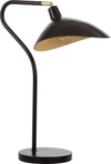 Safavieh Giselle 30-Inch H Adjustable Table Lamp Black Mirror 