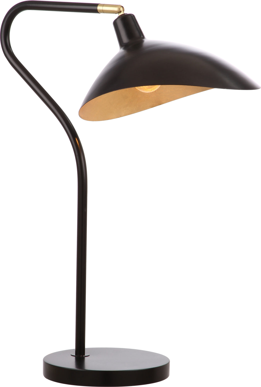 Safavieh Giselle 30-Inch H Adjustable Table Lamp Black Mirror main image