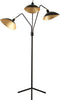 Safavieh Iris 695-Inch H Floor Lamp Black 