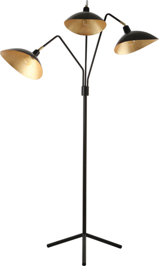 Safavieh Iris 695-Inch H Floor Lamp Black 