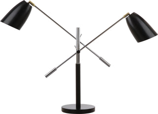 Safavieh Mavis 32-Inch H Table Lamp Black Mirror 