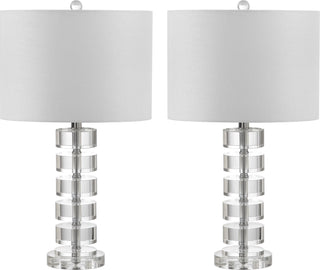 Safavieh Frances 25-Inch H Table Lamp Clear Mirror 