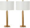 Safavieh Perri 30-Inch H Crystal Base Table Lamp Gold 