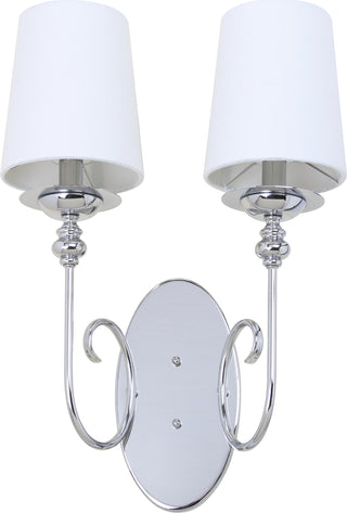 Safavieh Cunningham 21-Inch H Wall Sconce Chrome Lamp Mirror 