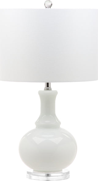 Safavieh Franny 2575-Inch H Table Lamp White Mirror 