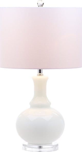 Safavieh Franny 2575-Inch H Table Lamp White Mirror main image