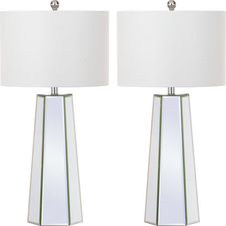 Safavieh Janice 315-Inch H Table Lamp Clear Mirror 