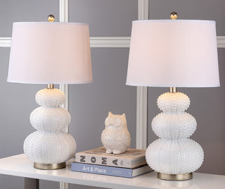 Safavieh Rita 285-Inch H Table Lamp White Mirror 