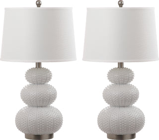 Safavieh Rita 285-Inch H Table Lamp White Mirror 