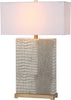 Safavieh Joyce 2775-Inch H Faux Alligator Table Lamp Cream Mirror main image