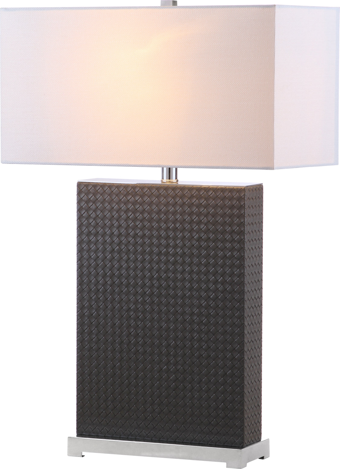 Safavieh Joyce 2775-Inch H Faux Woven Leather Table Lamp Grey main image