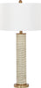 Safavieh Ollie 315-Inch H Faux Alligator Table Lamp Cream 