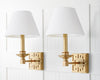 Safavieh Elvira Gold 15-Inch H Greek Key Wall Sconce Lamp Mirror 