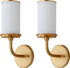 Safavieh Lorena 14-Inch H Gold Wall Sconce Lamp Mirror 
