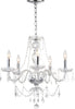 Safavieh Jingle 5 Light Chrome 225-Inch Dia Adjustable Chandelier Chrome/Clear Lamp Mirror main image