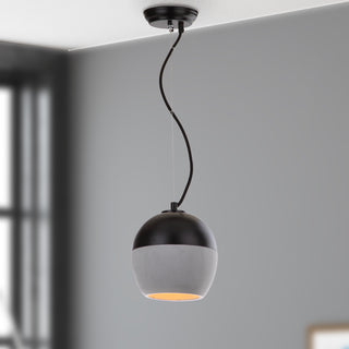 Safavieh Kira 787-Inch Dia Adjustable Pendant Lamp Grey/Black  Feature