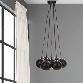 Safavieh Rome Bearing 1775-Inch Dia Adjustable Pendant Lamp Black  Feature