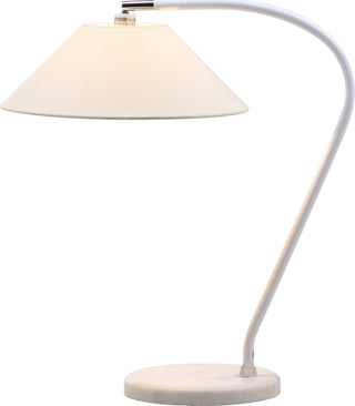 Safavieh Lyla Mini Arc 22-Inch H Table Lamp White Mirror main image