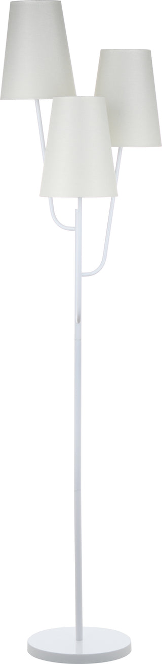 Safavieh Triple Astro 67-Inch H Floor Lamp White Mirror 