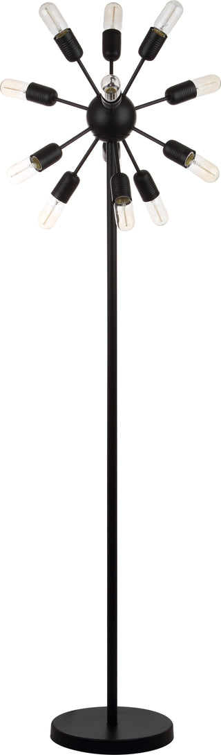 Safavieh Urban 12 Light 675-Inch H Retro Floor Lamp Black Mirror 