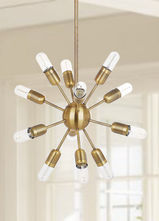 Safavieh Raging 12 Light Gold 175-Inch Dia Solace Pendant Lamp  Feature