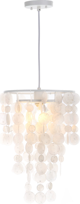 Safavieh Pearl Capiz 1 Light 13-Inch Dia Pendant White Lamp main image