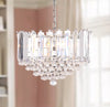 Safavieh Hampton 2 Light Chrome 165-Inch Dia Glass Pendant Chrome/Clear Lamp  Feature