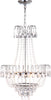 Safavieh Sonja 3 Light Chrome 18 Inch-Dia Pendant Chrome/Clear Lamp main image