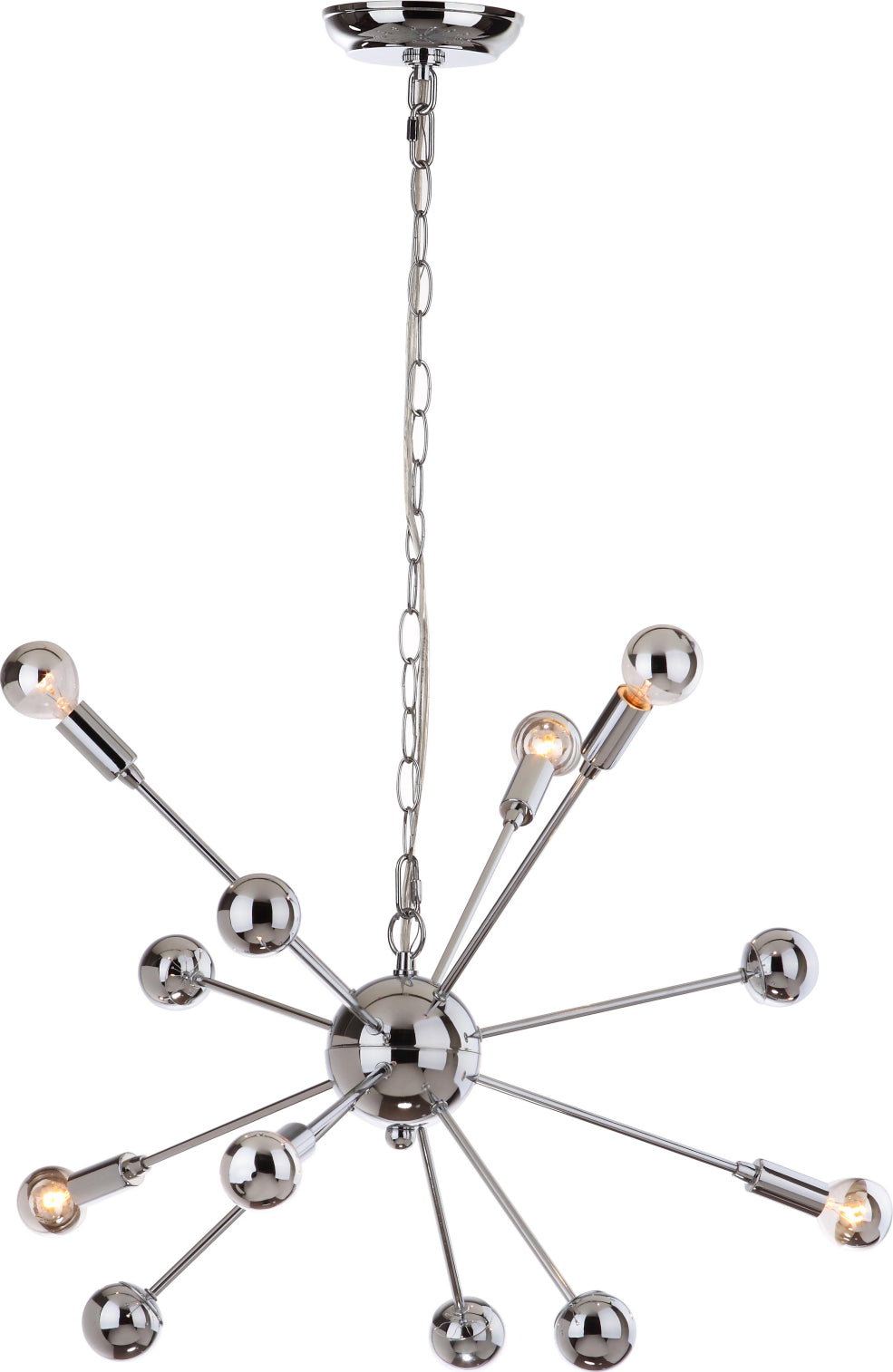 Safavieh Matrix Sputnik 6 Light Chrome 2475 Inch Dia Pendant Lamp main image