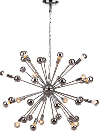 Safavieh Starburst Sputnik 20 Light Chrome 31-Inch Dia Pendant Lamp Mirror main image