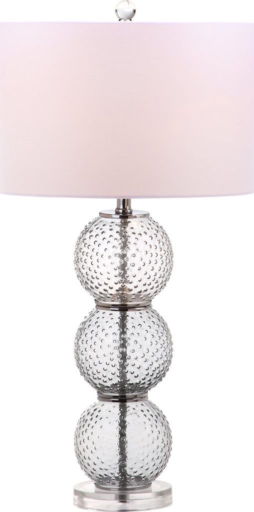 Safavieh Port Robert 285-Inch H Glass Table Lamp Smoke Mirror main image