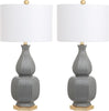 Safavieh Cleo 315-Inch H Table Lamp Grey Mirror 