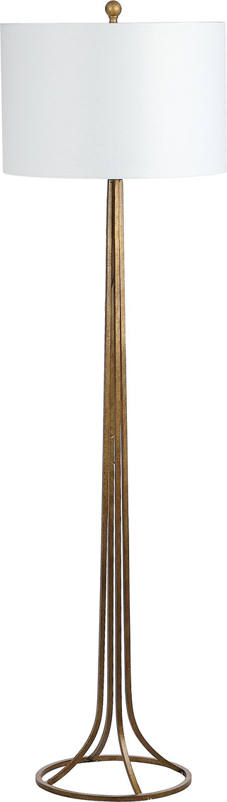 Safavieh Draven 60-Inch H Floor Lamp Antique Bronze Mirror 