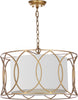 Safavieh Silas 215-Inch Dia Adjustable Pendant Lamp Gold 