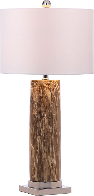 Safavieh Sonia Faux Marble 3125-Inch H Table Lamp Brown Mirror main image