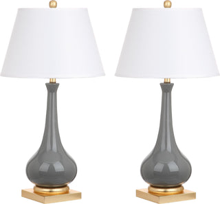 Safavieh Jolie 325-Inch H Table Lamp Grey/Gold Mirror 